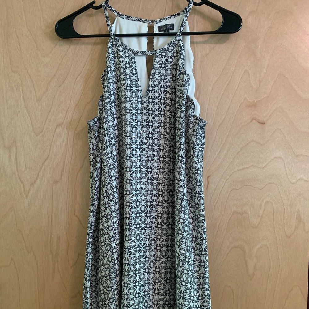 Black and white dress